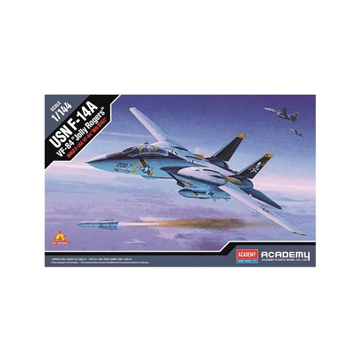 [47612626] ACADEMY AVION USN F14 VF84 JOLLY ROGERS 1:144 