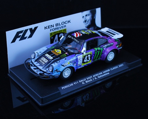 [E2054] PORSCHE 911 #43 KEN BLOCK -  EAST AFRICAN SAFARI CLASSIC RALLY 2021  - FLY SLOT