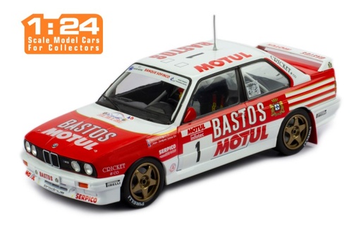 [IXO24RAL029A.22] BMW M3 (E30) BASTOS #1 B.BEGUIN - J-J.LENNE - TOUR DE CORSE 1988