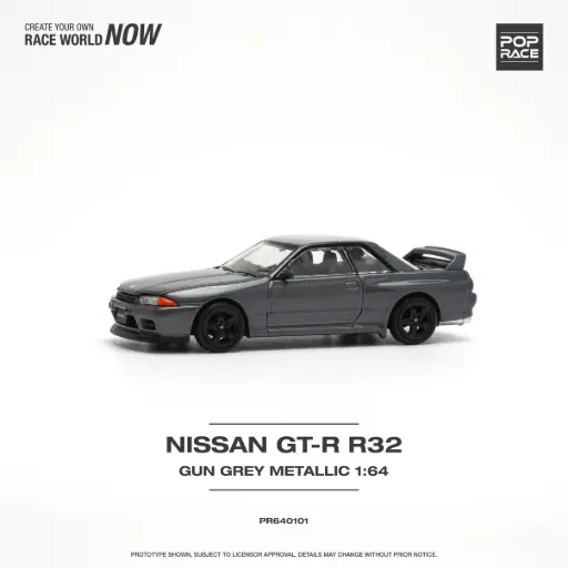 [PR640101] POP-RACE-LIMITED NISSAN SKYLINE GT-R R32 - 1989