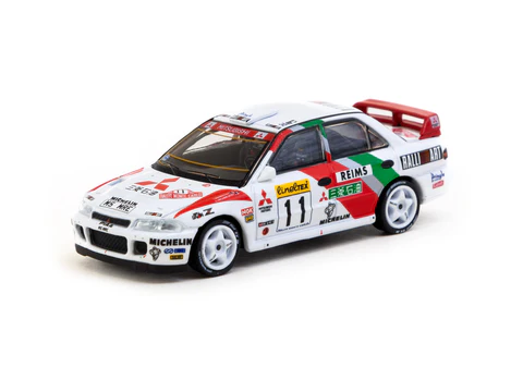 [T64G-049-95MCR11] MITSUBISHI LANCER GSR EVOLUTION II # TIMO MAKKINEN - SEPPO HARJANNE - RALLYE MONTECARLO 1995 
