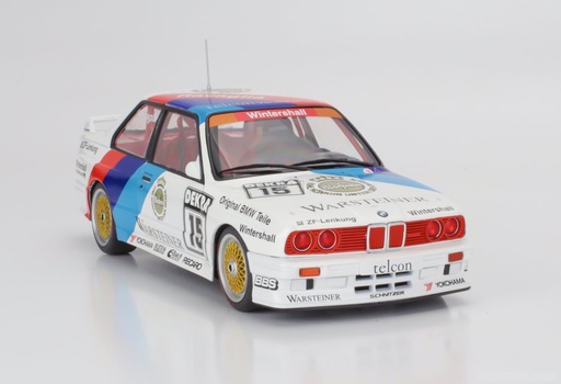 [W18038002C] 1:18 BMW 3-SERIES M3 (E30) TEAM SCHNITZER WARSTEINER #15 - WINNER DTM SEASON 1989