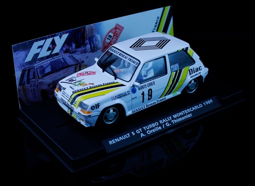 [A2059] RENAULT 5 GT TURBO MONTECARLO OREILLE/THIMONIER - 1989 FLY SLOT