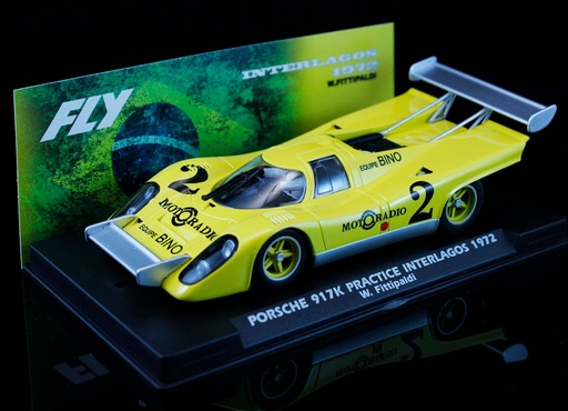 [A2082] PORSCHE 917K INTERLAGOS MOTORADIO W.FITTIPALDI - 1972 FLY SLOT