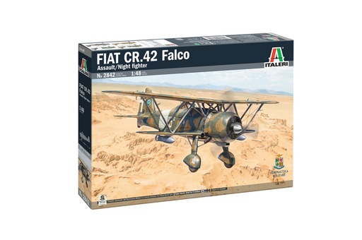 [4732842] ITALERI AVIÓN FIAT CR.42 FALCO ASSAULT/NIGHT FIGHTER 1:48