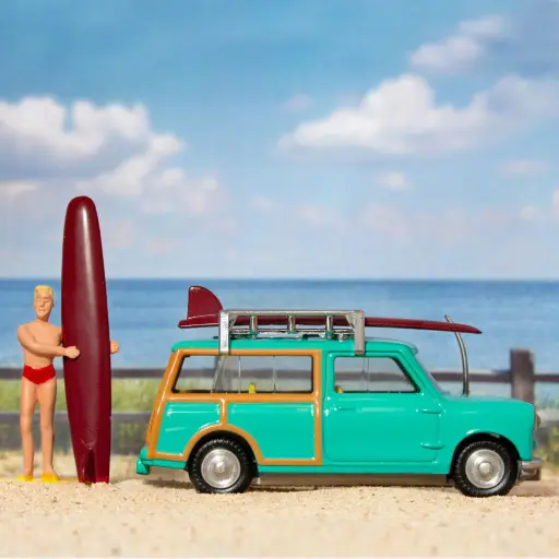 [CD54321014] 485 AUSTIN MINI COUNTRYMAN "ROOF RACK SURFING" - 1964 1:42