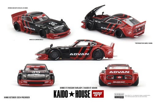 [KHMG172] 1:64 KAIDO HOUSE NISSAN FAIRLADY Z #30 GT ADVAN - 1978