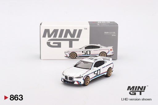 [MGT00863] 1:64 BMW 3.0 CSL COUPE "M POWER" #50 50 ANNIVERSARY JAHRE EDITION - 2023