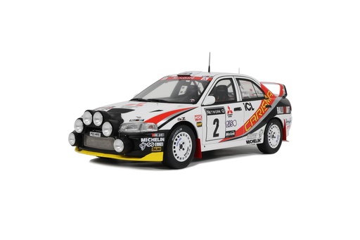 [OT1192] MITSUBISHI CARISMA GT GR.A WHITE R. BURNS RAC RALLY 1997