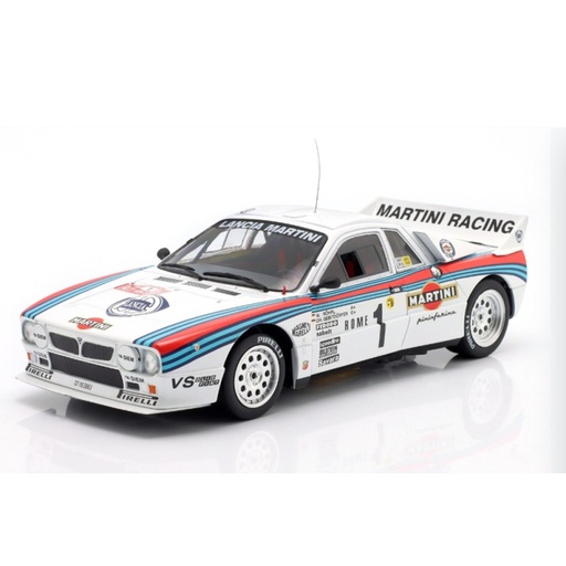 [W1805901] 1:18 LANCIA 037 TEAM MARTINI RACING #1 WALTER ROHRL / CHRISTIAN GEISTDORFER - WINNER RALLY MONTECARLO 1983