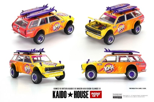 [KHMG210] 1:64 DATSUN 510 KAIDO ISLAND V1 4x4 SW STATION WAGON - 1969