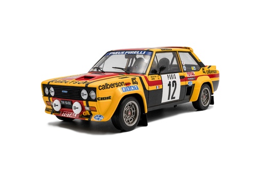 [S1806007] FIAT 131 ABARTH YELLOW #12 M.MOUTON / ANNIE - RALLYE DE MONTE-CARLO 1980