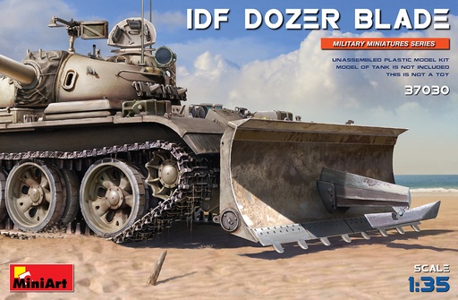 [47737030] IDF DOZER BLADE 1:35 - MINIART 37030 / PALA PARA CARRO DE COMBATE   