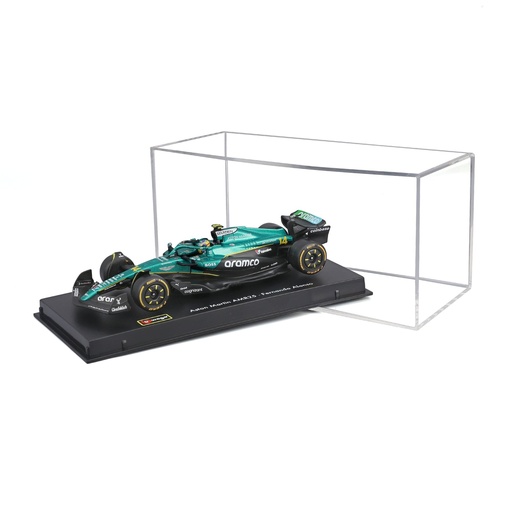 [18-38251-A] 1:43 ASTON MARTIN F1 AMR25 #14 FERNANDO ALONSO - 2025 (CON PILOTO Y VITRINA)