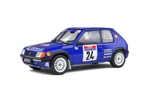 [S1801711] 1:18 PEUGEOT 205 RALLYE TOUR DE CORSE #24 R.BOURSIER/B.FRANGIN - 1990