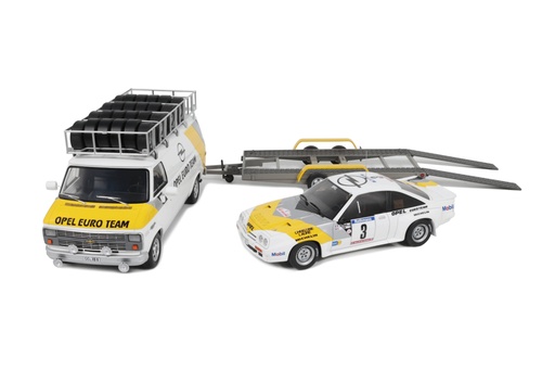 [OT491] RALLYE PACK "OPEL EURO TEAM" CHEVROLET G30 + OPEL MANTA GR.B #3 FREQUELIN / TILBER - TOUR DE CORSE 1984