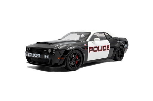 [S1805715] 1:18 DODGE CHALLENGER R/T SCAT PACK WIDEBODY "HIGHWAY POLICE" - 2023