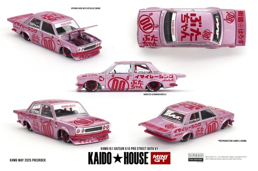[KHMG161] 1:64 KAIDO HOUSE DATSUN 510 #00 PRO STREET BUTA V1 - 1969