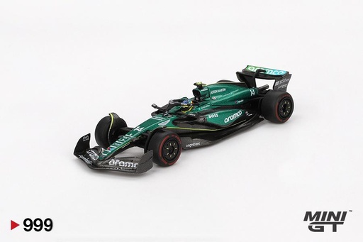 [MGT00999] 1:64 ASTON MARTIN F1 AMR24 TEAM ARAMCO COGNIZANT #14 FERNANDO ALONSO - BAHRAIN GP 2024
