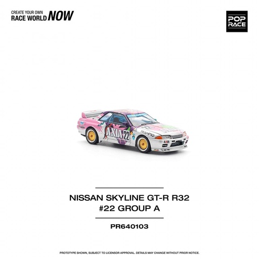 [PR640103] 1:64 NISSAN SKYLINE GT-R (R32) #22 M. Kageyama / K. Shimizu TEAM AXIA - Gr.A JTCC 1991