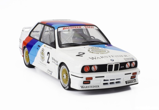 [W18038001C] 1:18 BMW 3-SERIES M3 (E30) TEAM ZAKSPEED BMW #2 ERIC VAN DE POELE - CHAMPION DTM SEASON 1987 