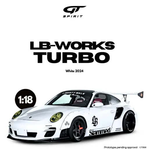 [GT958] 1:18 PORSCHE 911 (997) TURBO LB-WORKS 2024