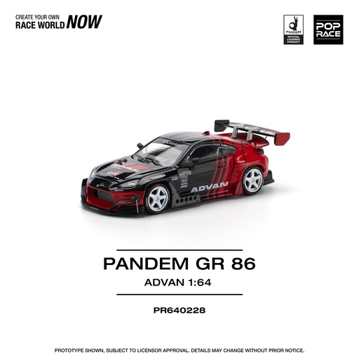 [PR640228] TOYOTA GR86 PANDEM ADVAN - 2022