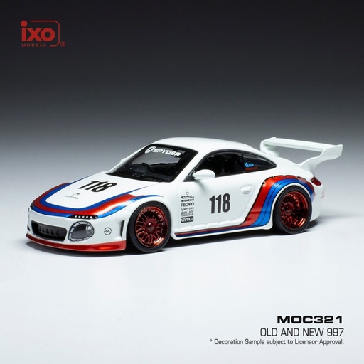 [MOC321] 1:43 PORSCHE 911 (997) OLD AND NEW - 2016