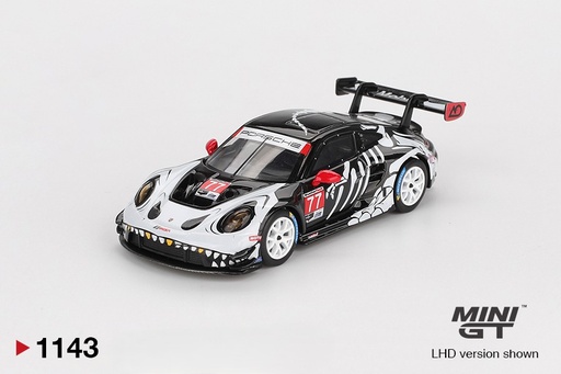[MGT01143-L] 1:64 PORSCHE 911 (992) GT3 R #77 GTD PRO AO RACING "SKELETON REXY" - PETIT LE MANS 2025