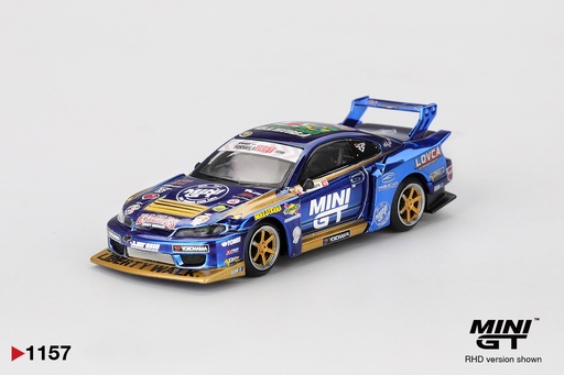 [MGT01157-R] 1:64 NISSAN SILVIA S15 LB-SUPER SILHOUETTE #555 TEAM MINI GT LIBERTY WALK - FORMULA DRIFT 2025