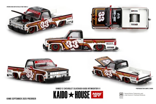 [KHMG212] 1:64 CHEVROLET SILVERADO PICK-UP #33 INTIMIDATOR V1 - 1980