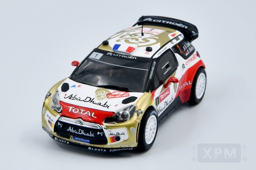 [XPM4301] 1:43 CITROËN DS3 RALLY MONTE-CARLO (S.LOEB-D.ELENA) - 2013