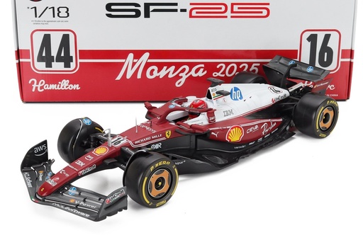 1/18 FERRARI F1 SF-25 N16 MONZA ITALY GP 2025 CHARLES LECLERC 