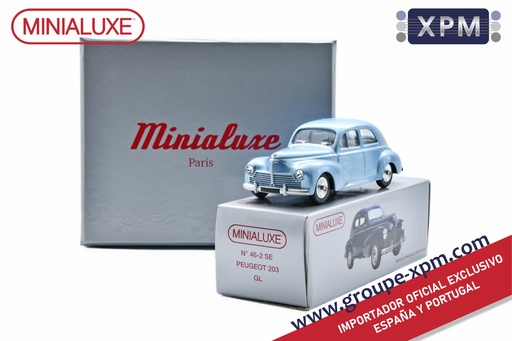 [46_2 SE] 1:43 PEUGEOT 203 CON SWAROVSKI® 