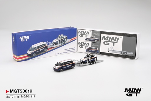 1:64 SET PORSCHE 911 DAKAR #718 + VOLKSWAGEN ID. BUZZ PORSCHE CENTRUM GELDERLAND ROUGHROADS 2025