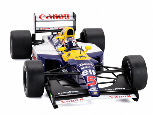 [W18065003] 1:18 WILLIAMS F1 FW14 RENAULT #5 NIGEL MANSELL - WORLD CHAMPION WINNER BRITISH GP 1991 