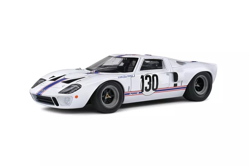 [S1803009] FORD GT40 MK1 WHITE #130 H.GREDER / J.M.GIORGI TARGA FLORIO – 1967